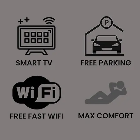 Modernes In Lage, Balkon, Kostenloser Parkplatz Max 1,65m Hoehe Und 1,8m Breite Апартаменты
